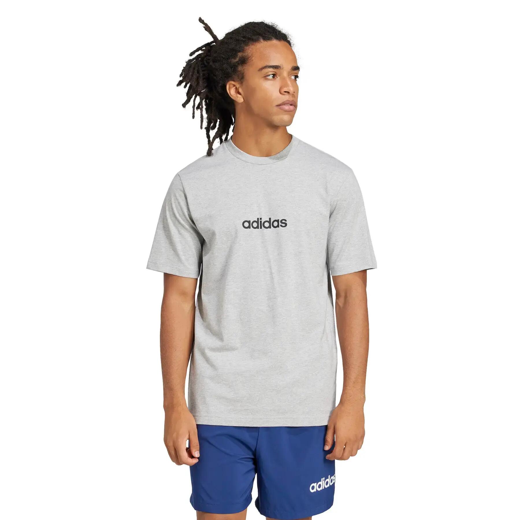 T-shirt van eenvoudige jersey adidas Essentials Linear 2/6