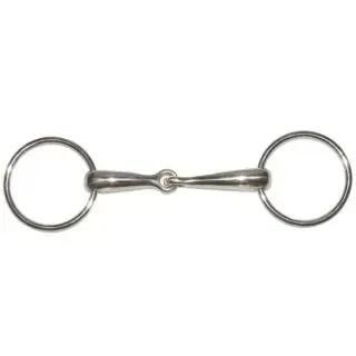 Bocado para caballos de 2 anillos de acero inoxidable Tattini 1/1