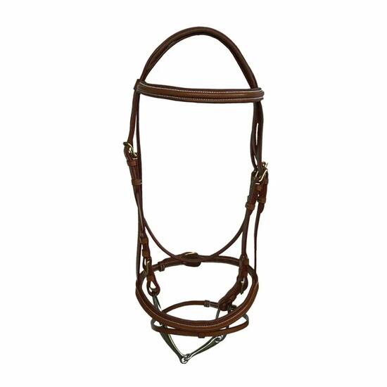 Bridons pour cheval frontal matelassé boucles inox Daslö