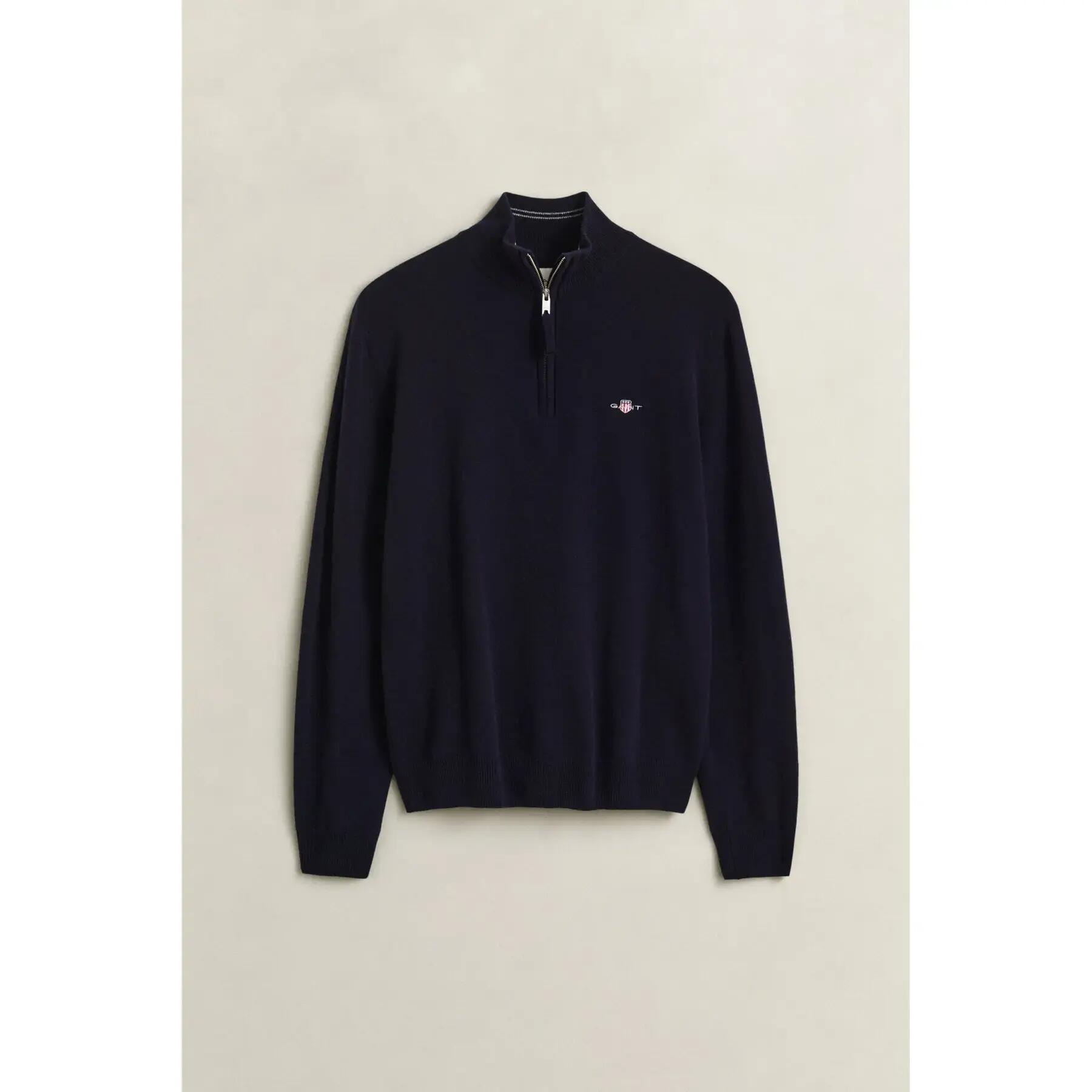 Sweter rozpinany do połowy Gant Superfine 2/4