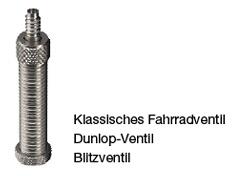 Gaadi Inner Tube DV HV 26 50 54-559 40 mm 2 extrémités 2/2