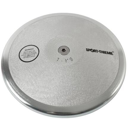 Trainingsdiskus Alu 1,75 kg 21 cm Leichtathletik Unisex Silber