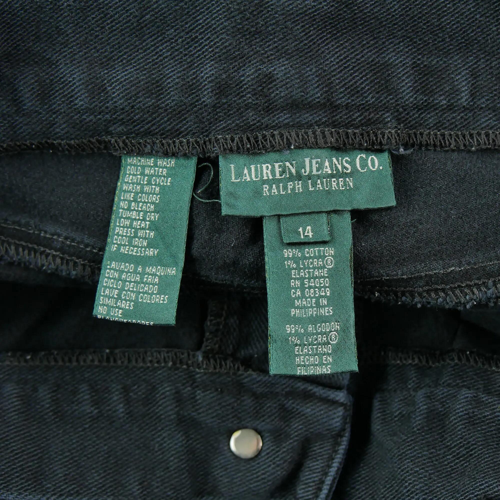 Refurbished - Damen Schwarze Jeans - In gutem Zustand 8/8