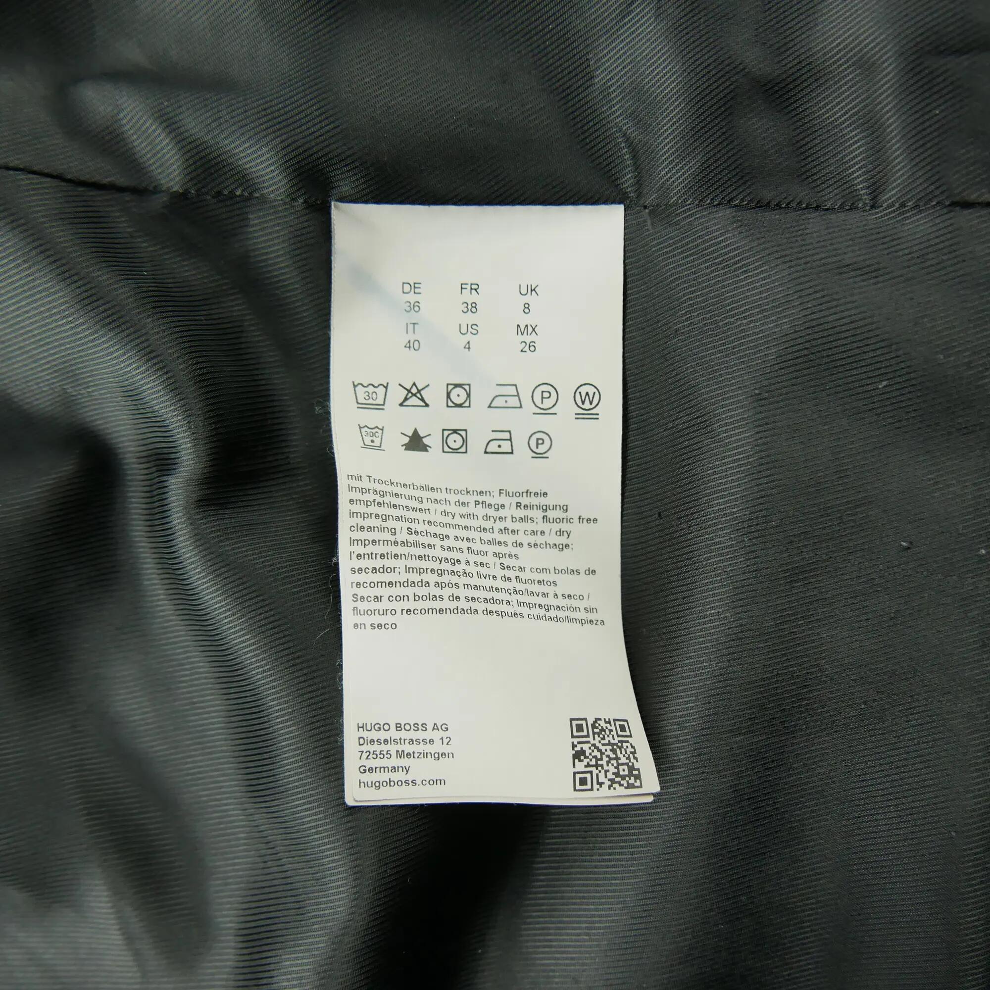 Heren zwarte parka 9/9