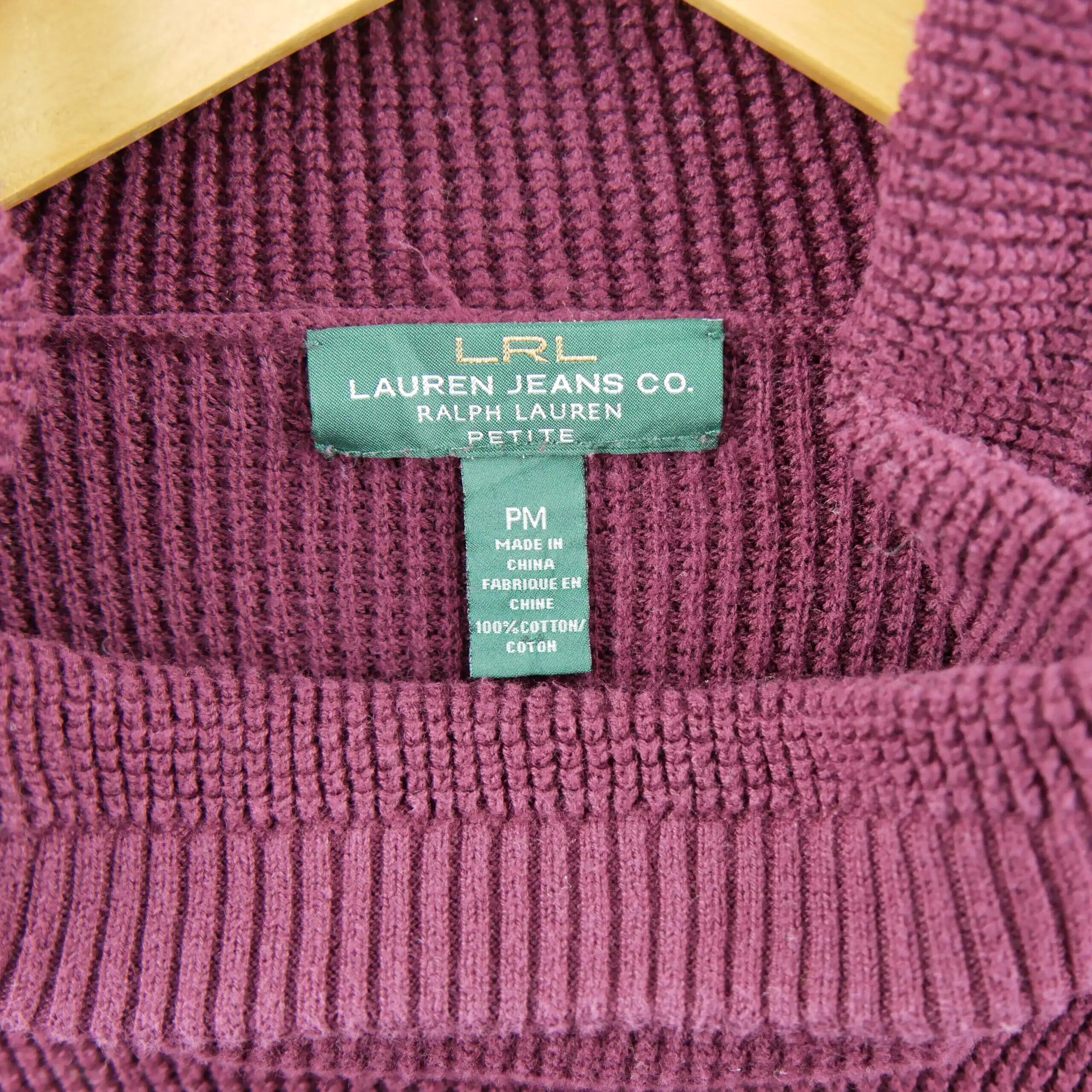 Refurbished - Damen Pullover in Burgunderrot - In sehr gutem Zustand 8/8