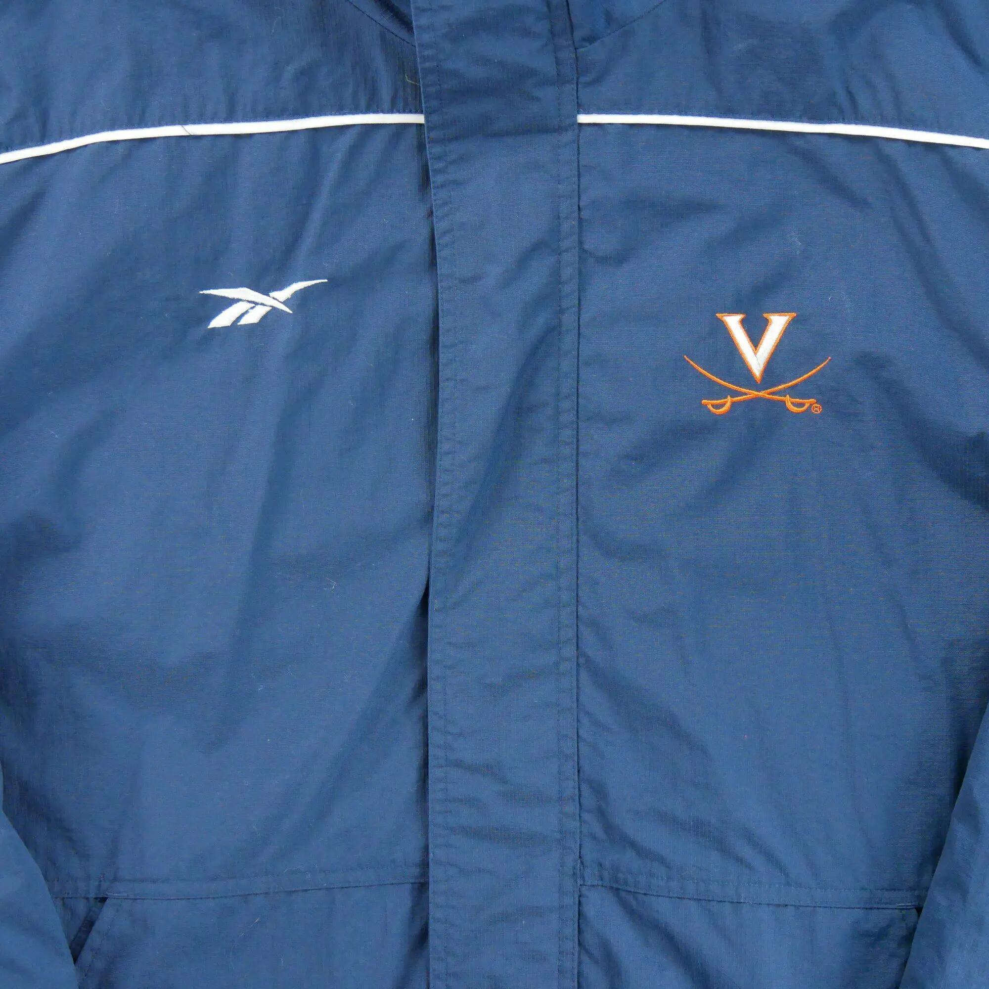 Tweedehands - Reebok Parka Heren Virginia UVA Cavaliers Y2K - Goede staat 4/11