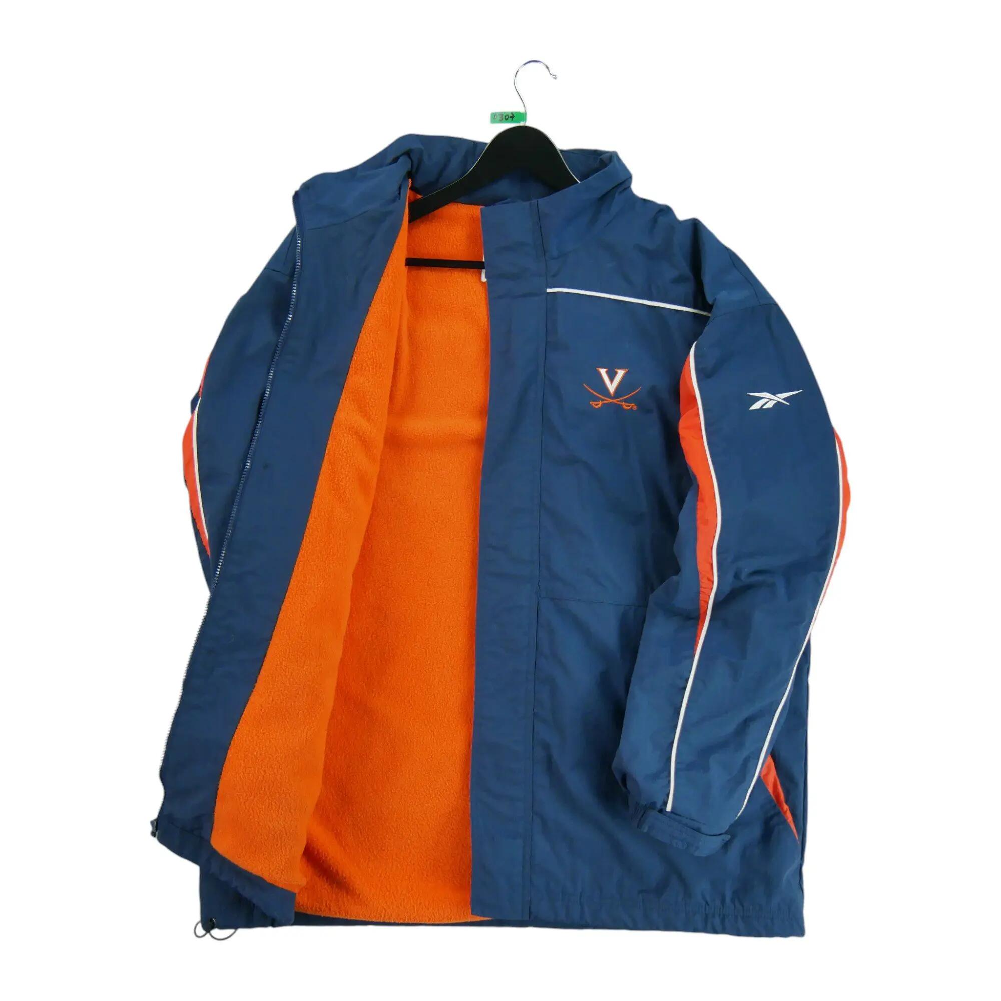 Tweedehands - Reebok Parka Heren Virginia UVA Cavaliers Y2K - Goede staat 3/11