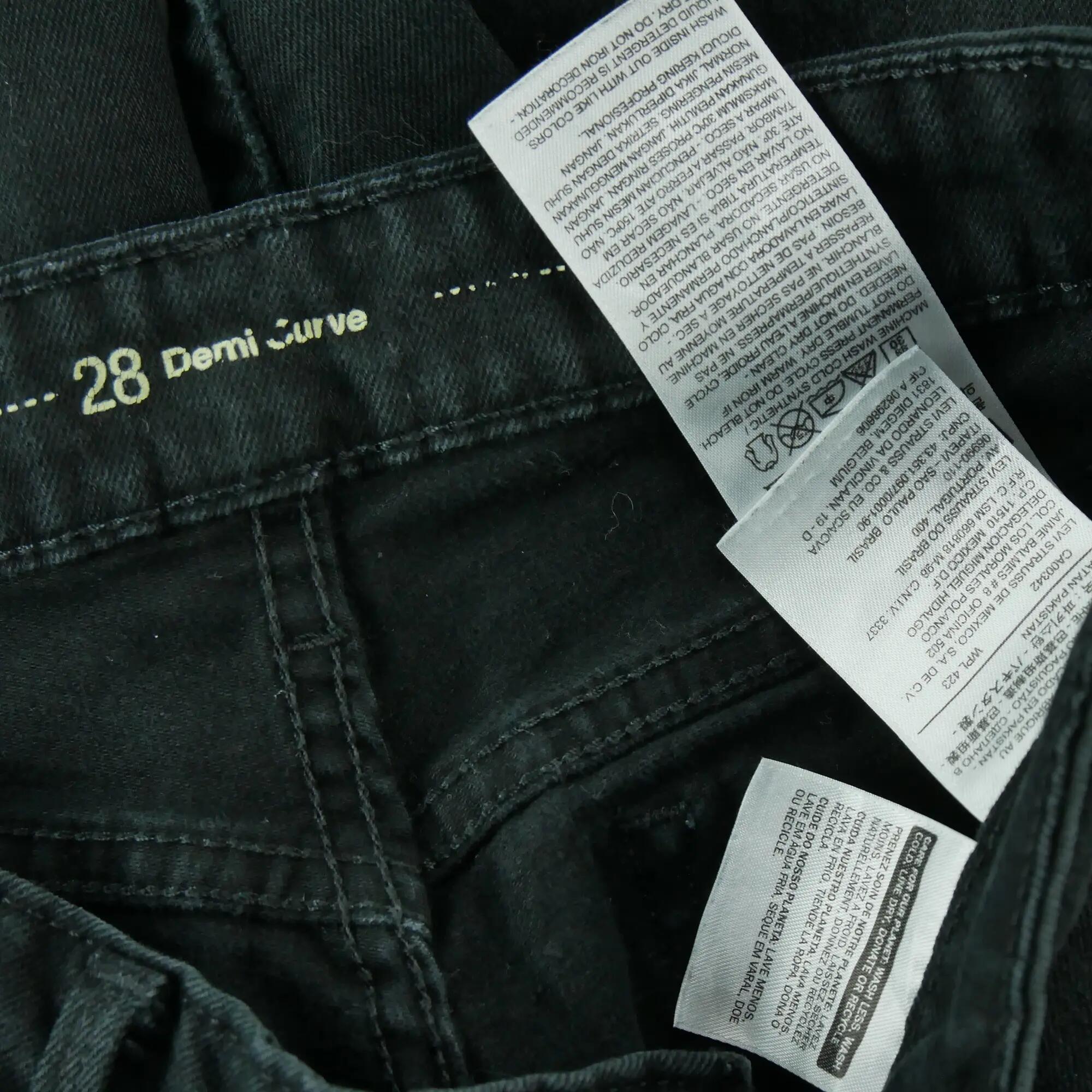 Refurbished - Levi Strauss Damen Jeans Demi Curve - Wie neu 8/8