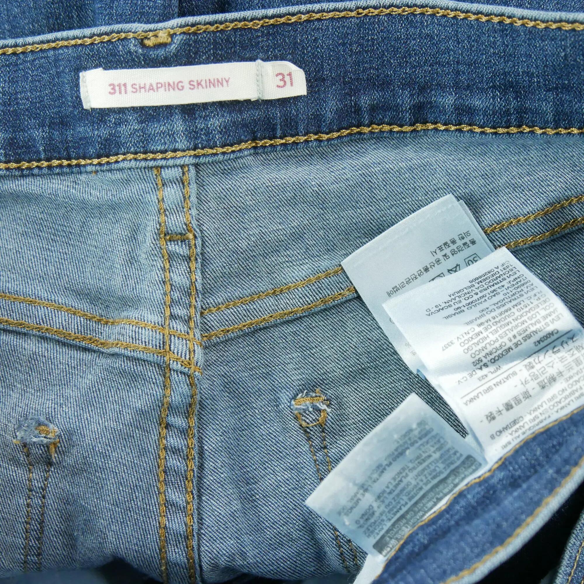 Seconde vie - Jean Femme Levis 311 Bleu - Très bon état 8/8