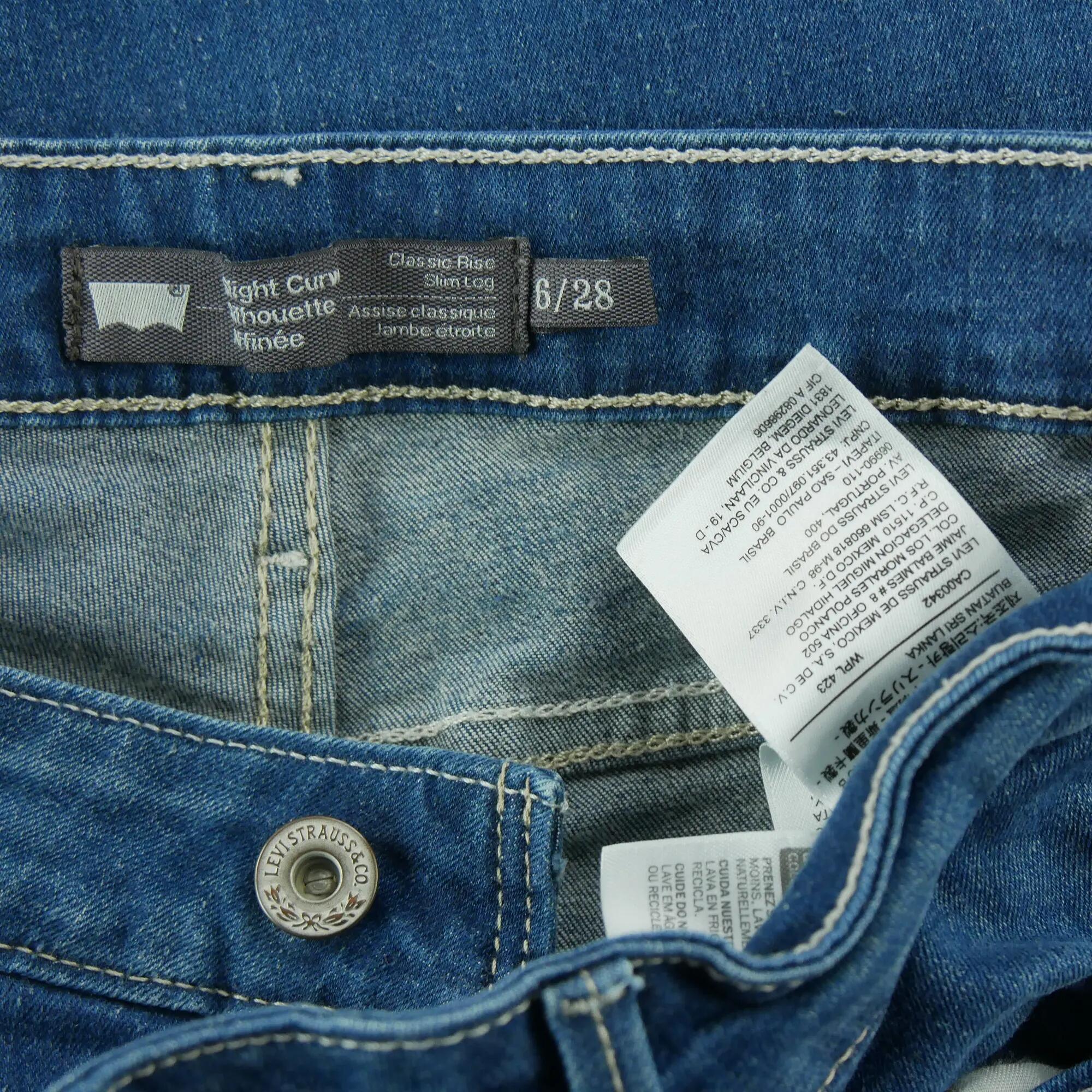 Levi Strauss Dames Jeans Slight Curve 8/8