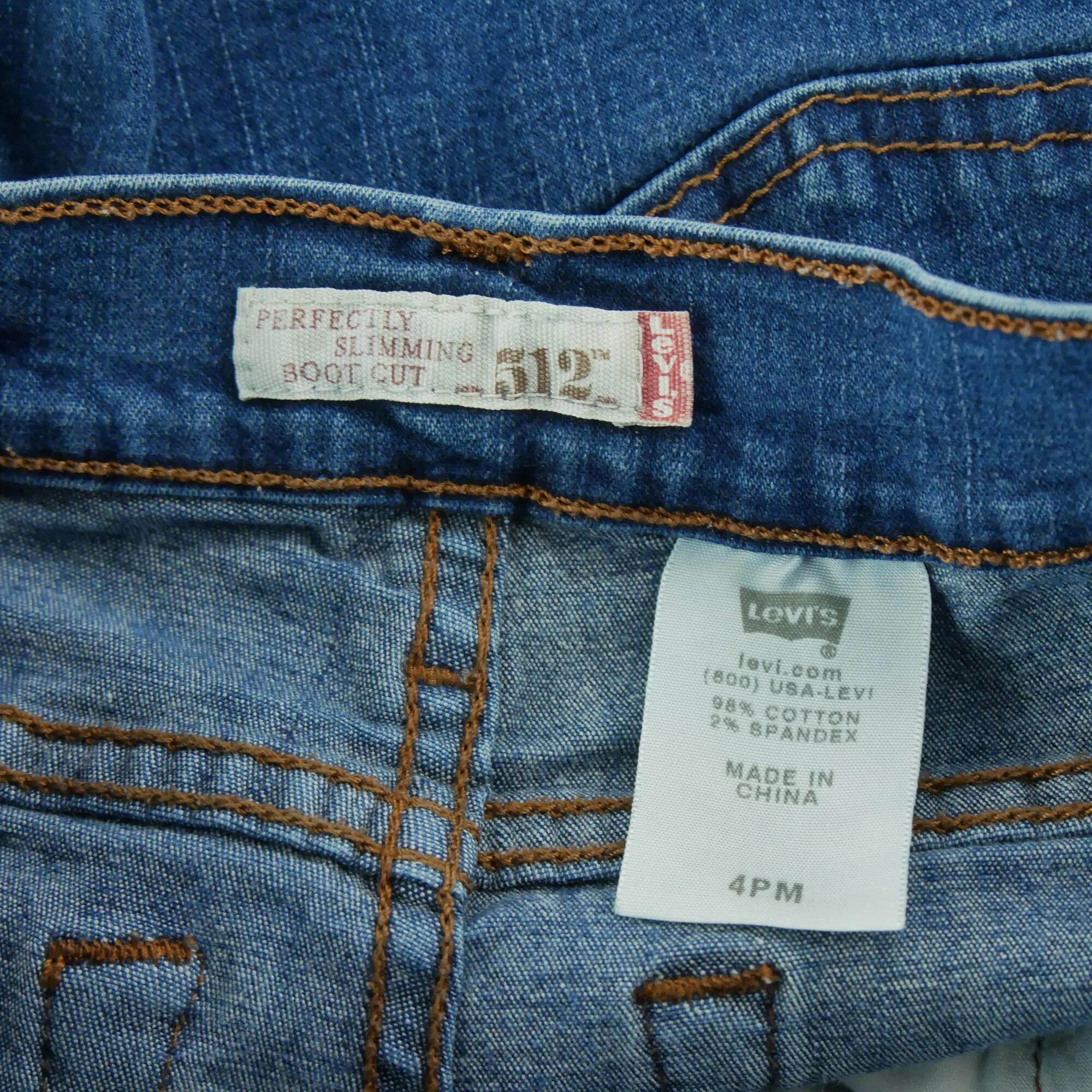 Second life - Levi Strauss Women's Jeans 512 Blue - Good 9/9