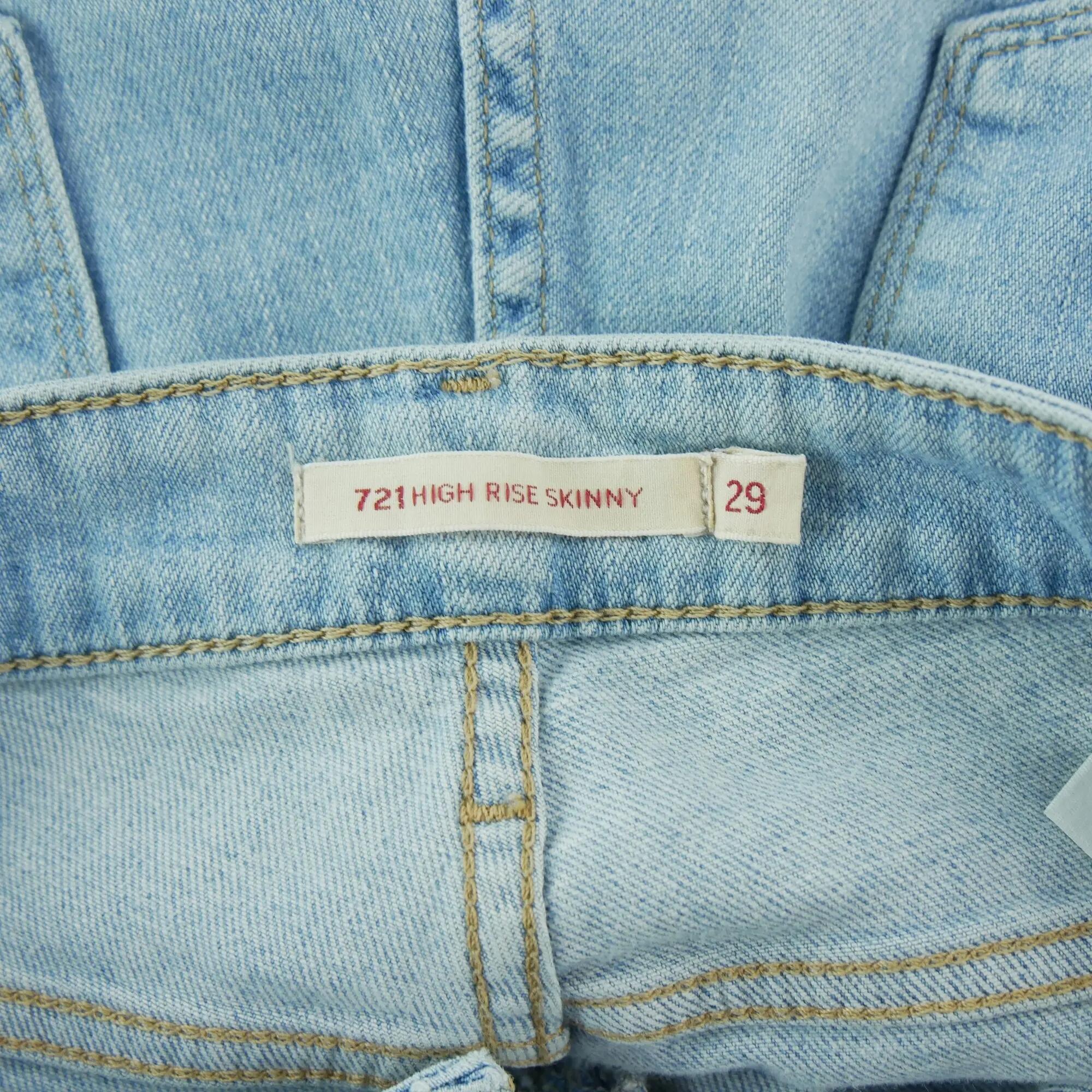Tweedehands - Levi Strauss Damesjeans 721 High Rise Skinny - Als nieuw 8/10