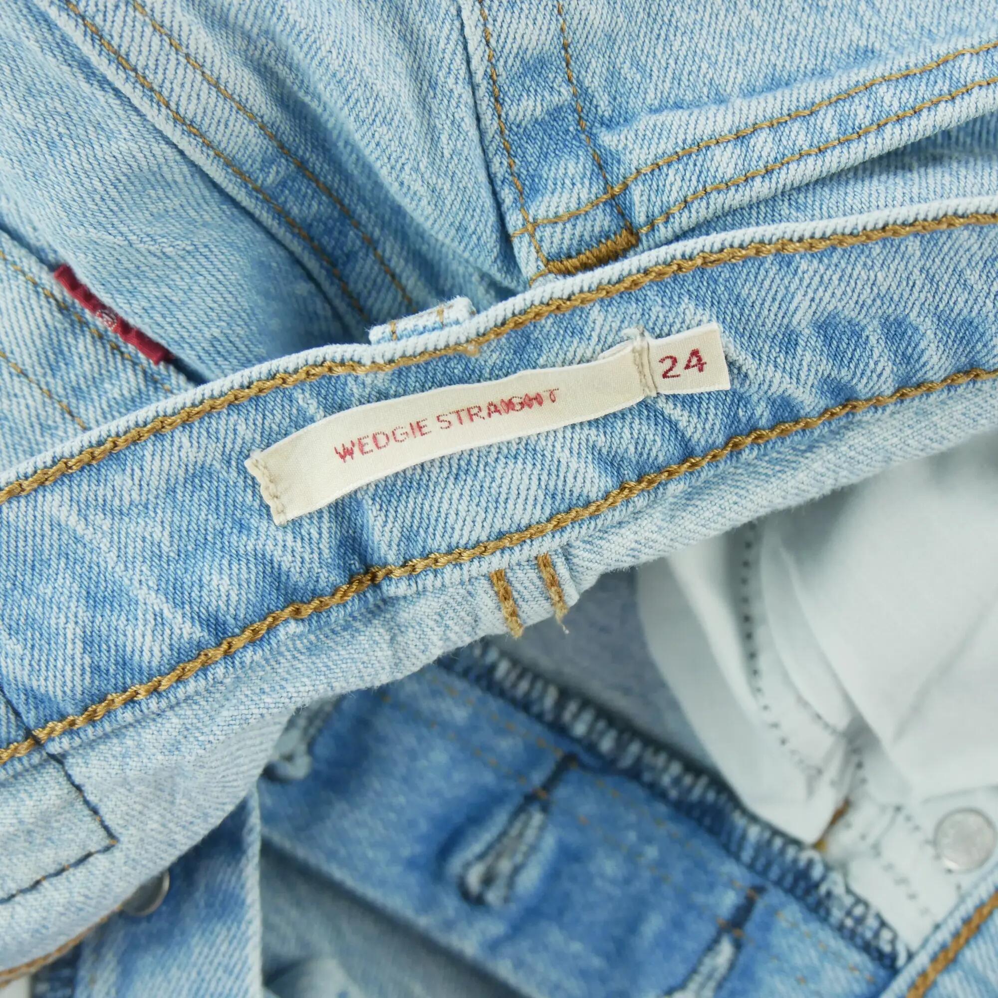 Refurbished - Levi Strauss Damen Jeans Wedgie Straight Premium - Wie neu 8/9