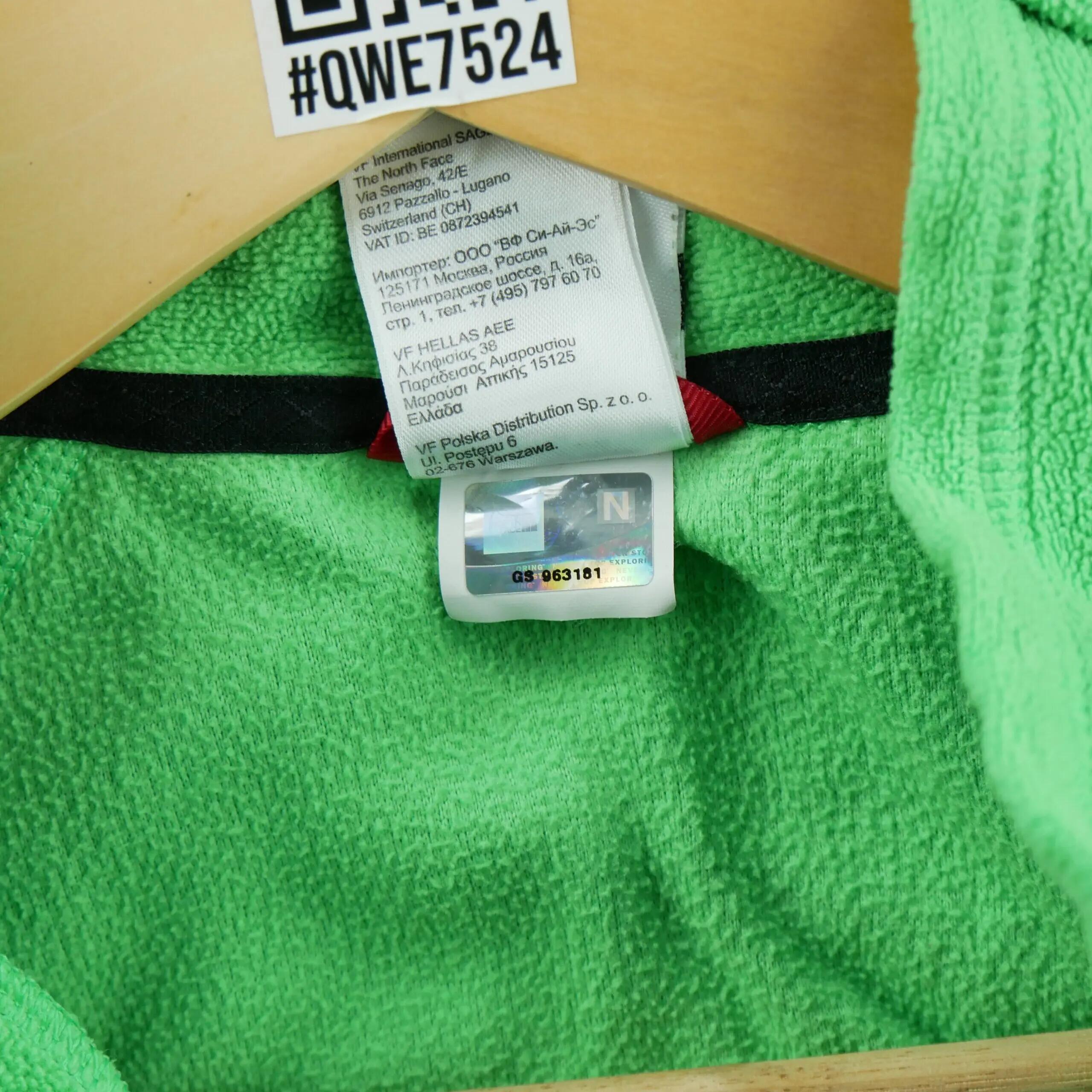 Second hand - Pile Polartec TNF donna verde - Stato eccellente 9/10