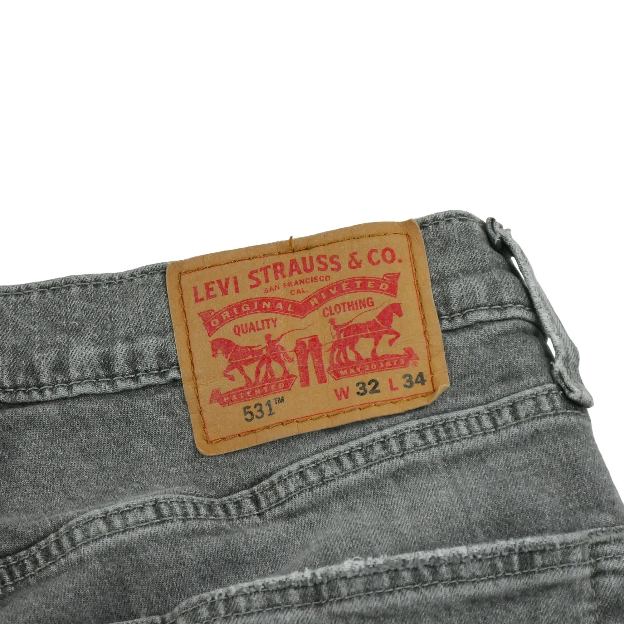Pantalón vaquero hombre Levi Strauss 531 desgastado 8/9