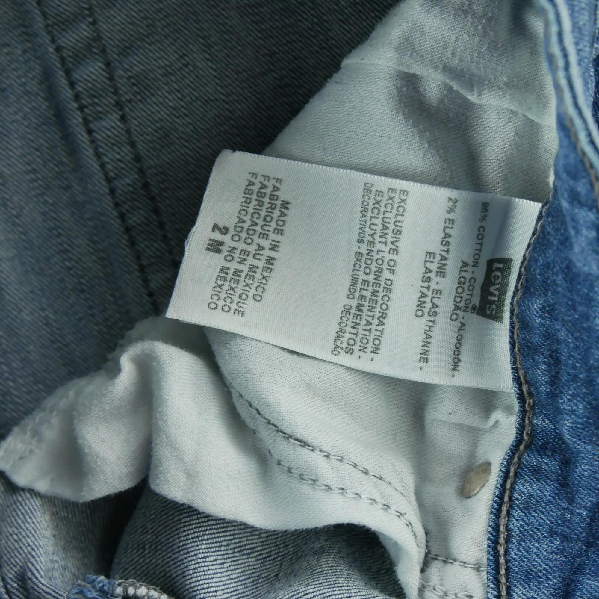 Refurbished - Levi Strauss Damen Jeans Mid Rise Skinny - In gutem Zustand 10/10