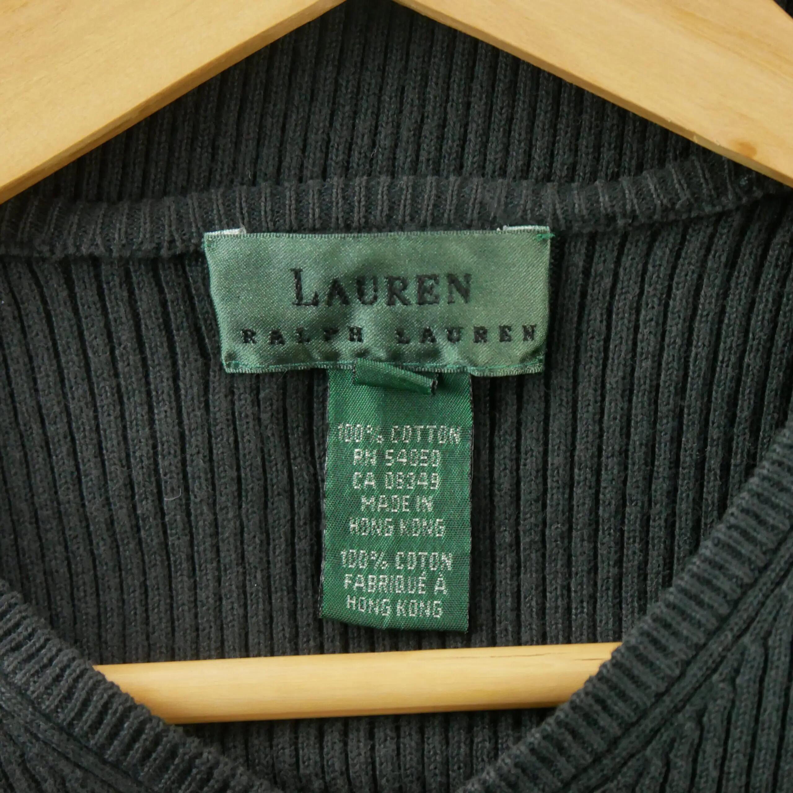 Tweedehands - Lauren Ralph Lauren dames trui zwart - Als nieuw 8/8