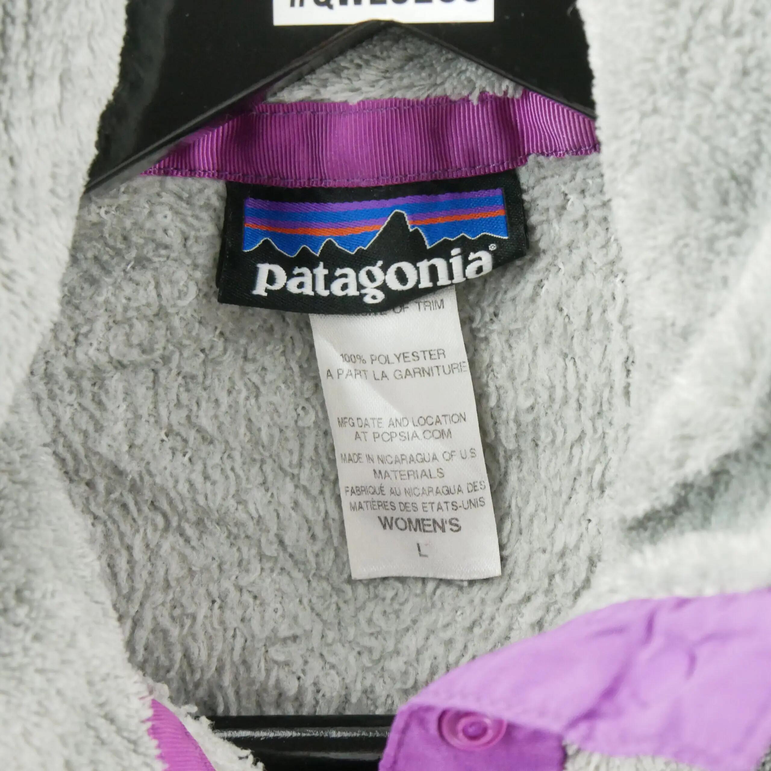 Tweedehands - Patagonia dames fleece trui Snap-T - Zeer goede staat 8/9