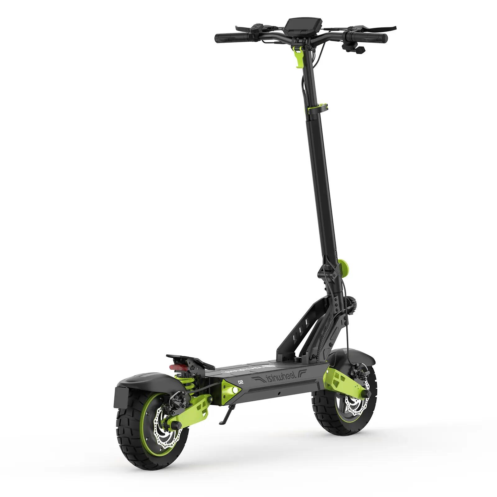 isinwheel D2 Trottinette Électrique Adulte Tout-Terrain 55km,1000W,Noir 5/8