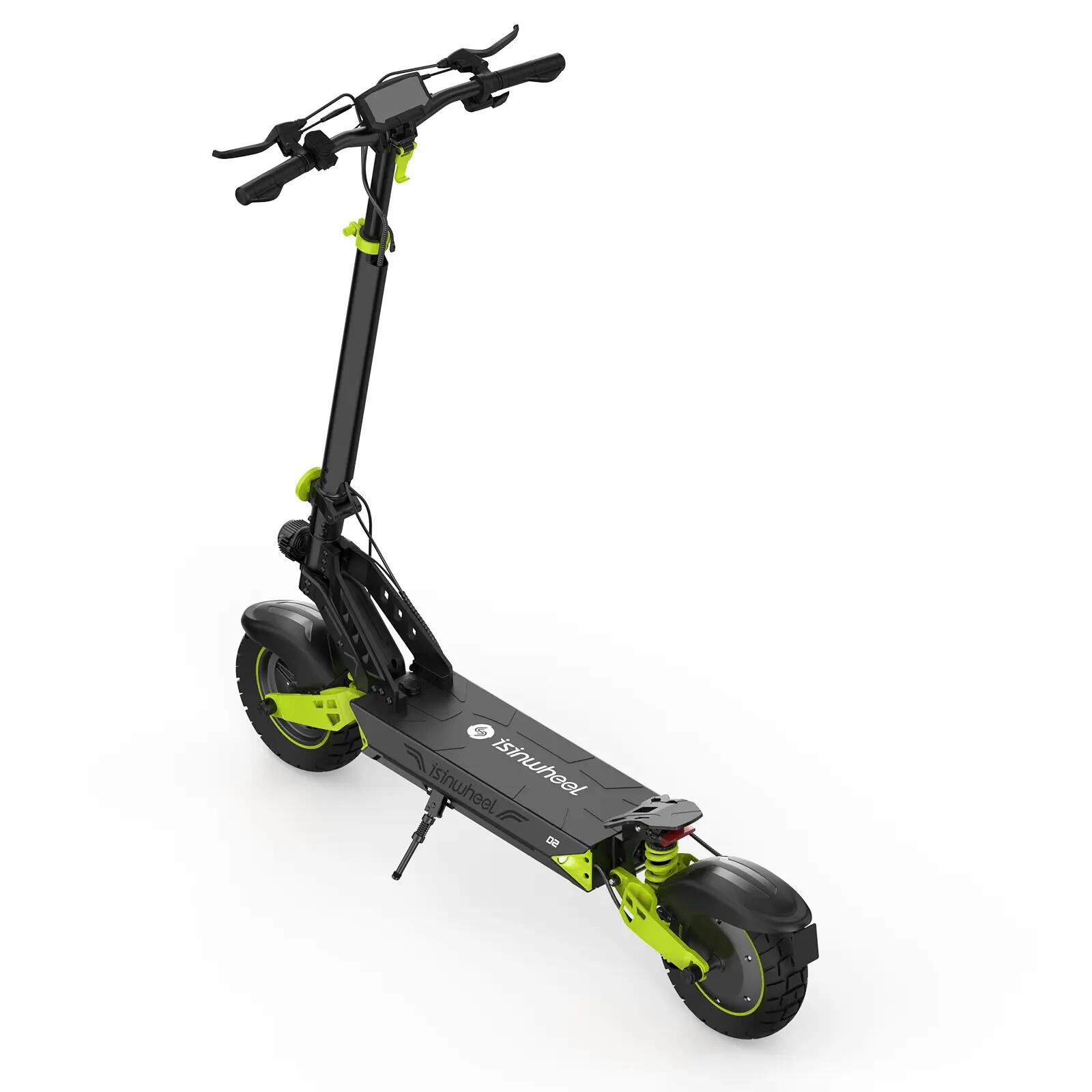 isinwheel D2 Trottinette Électrique Adulte Tout-Terrain 55km,1000W,Noir 3/8