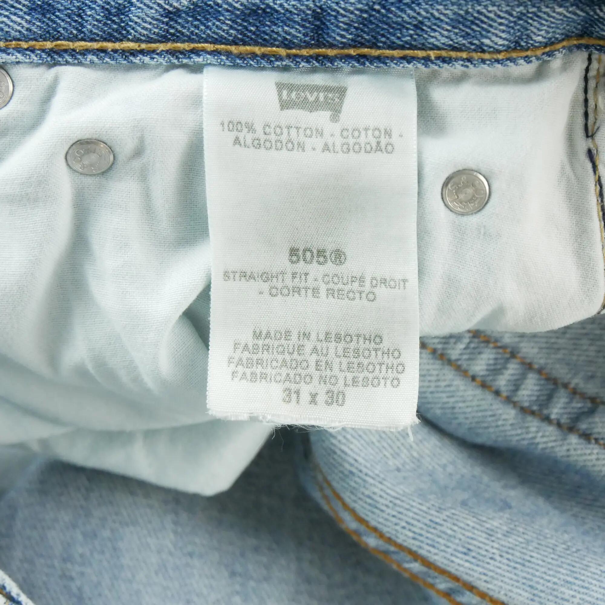 Refurbished - Levi Strauss Herrenjeans 505 Regular - In sehr gutem Zustand 8/8