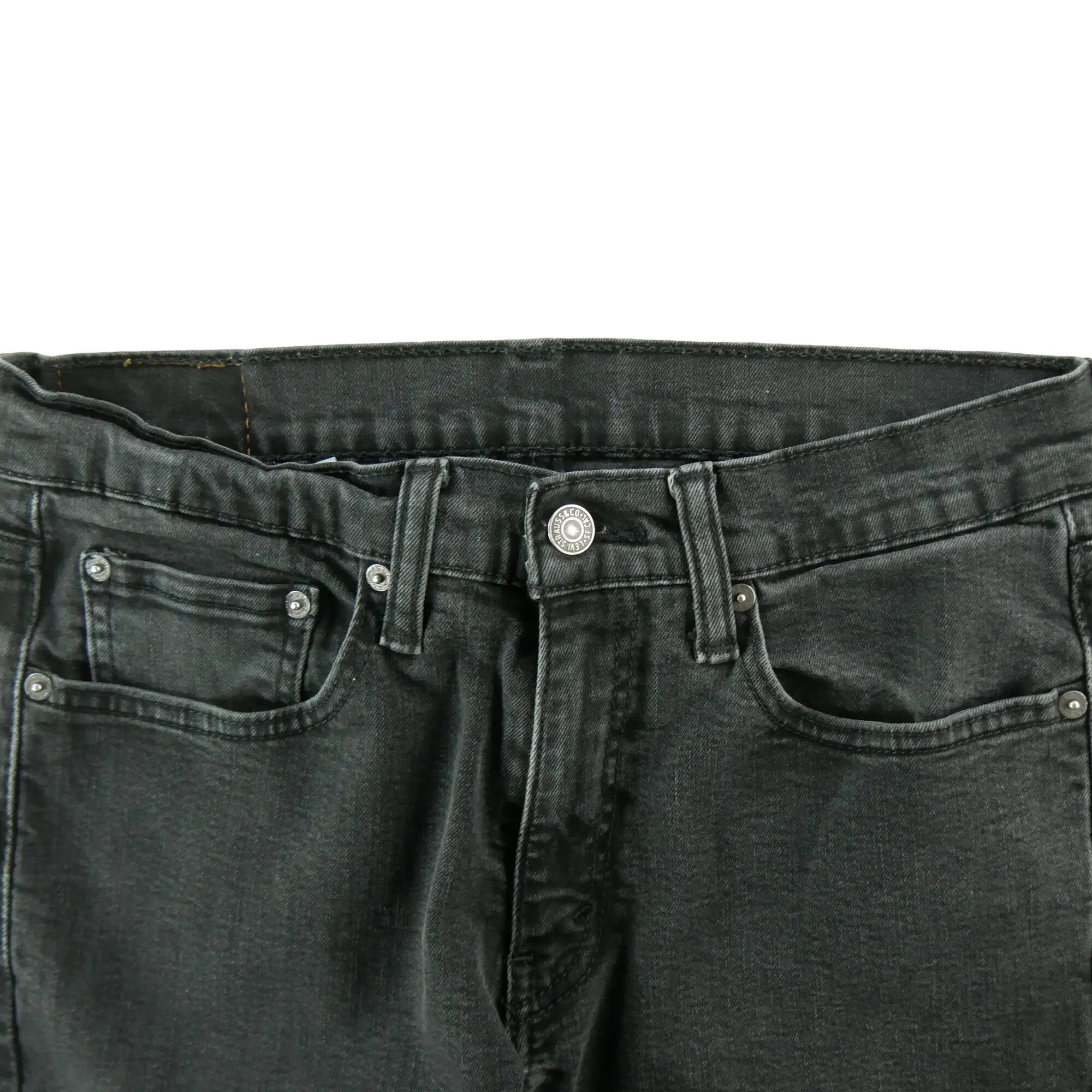Tweedehands - Levi Strauss heren jeans 514 recht zwart - Als nieuw 4/9