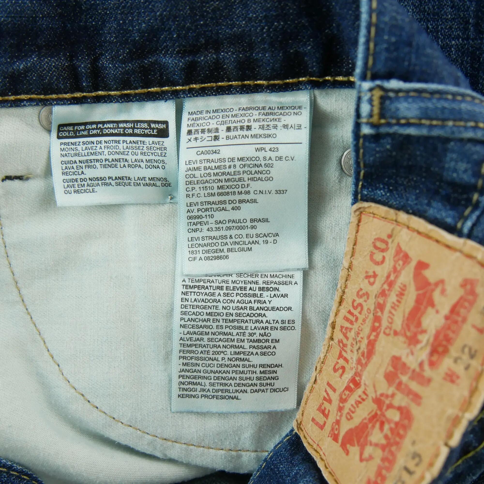 Seconde vie - Jean Homme Levis 513 Regular Fit - Très bon état 8/10