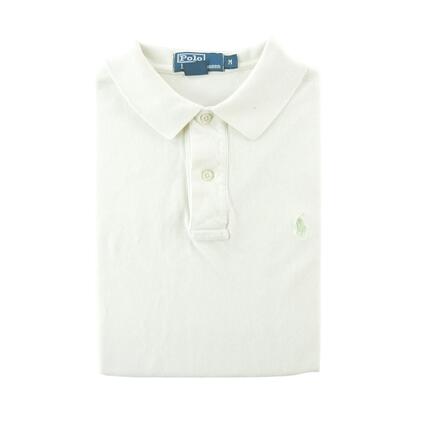 Seconde vie - Polo manches courtes Homme Blanc - Bon état
