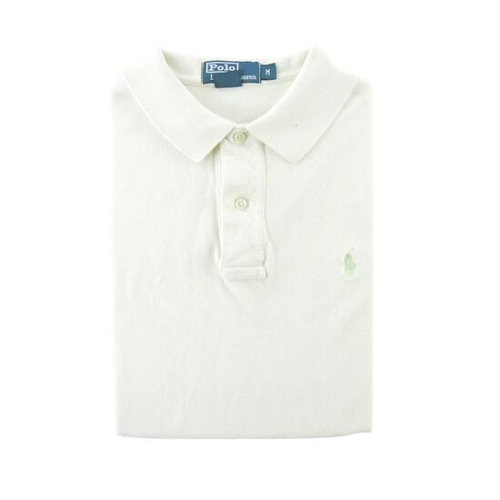 Seconde vie - Polo manches courtes Homme Blanc - Bon état