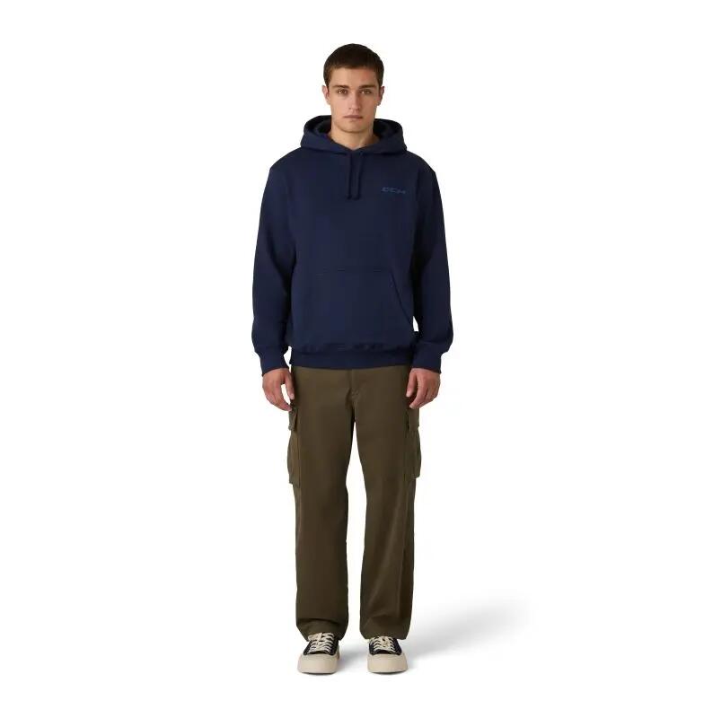 CCM SS4 Hoodie Klassisch Dunkelblau 2XL Erwachsene 5/6