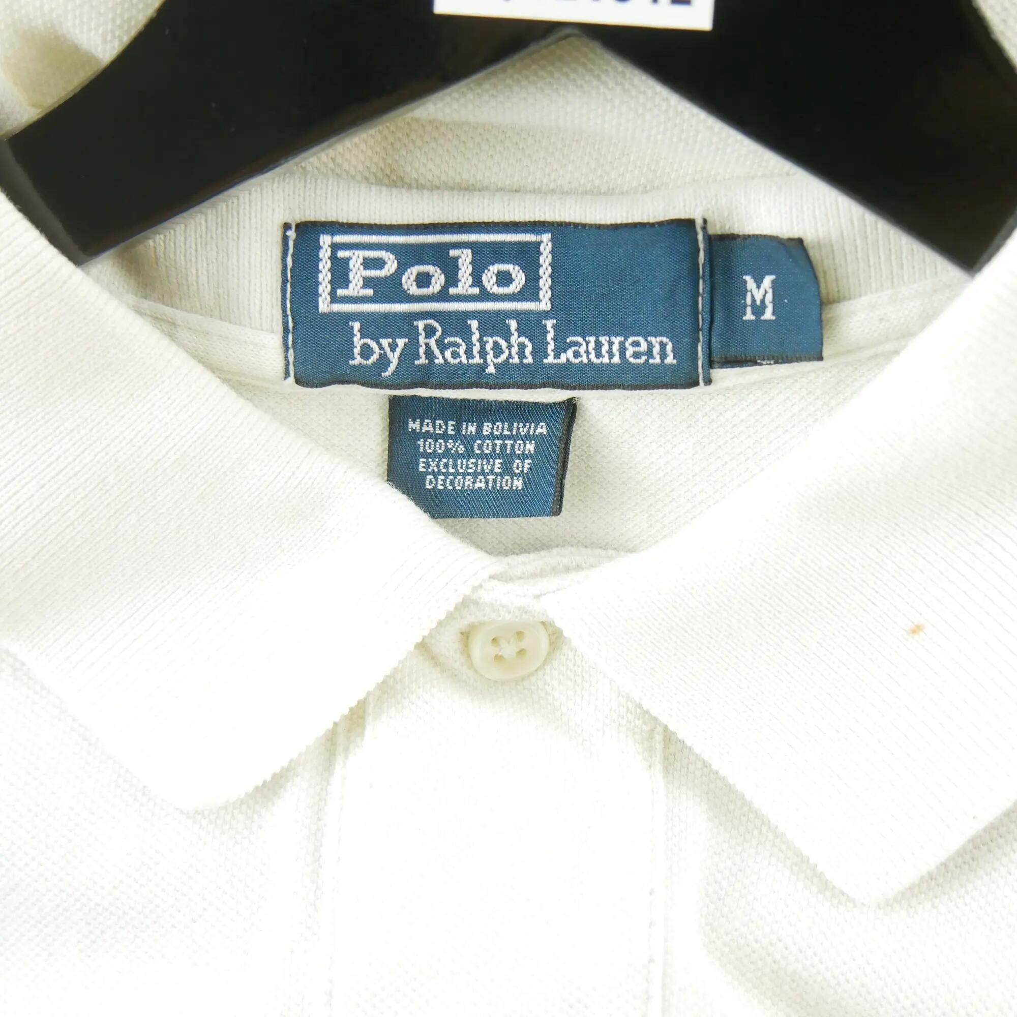 Refurbished - Polo Ralph Lauren Herren Kurzarmshirt Weiß - In gutem Zustand 9/12