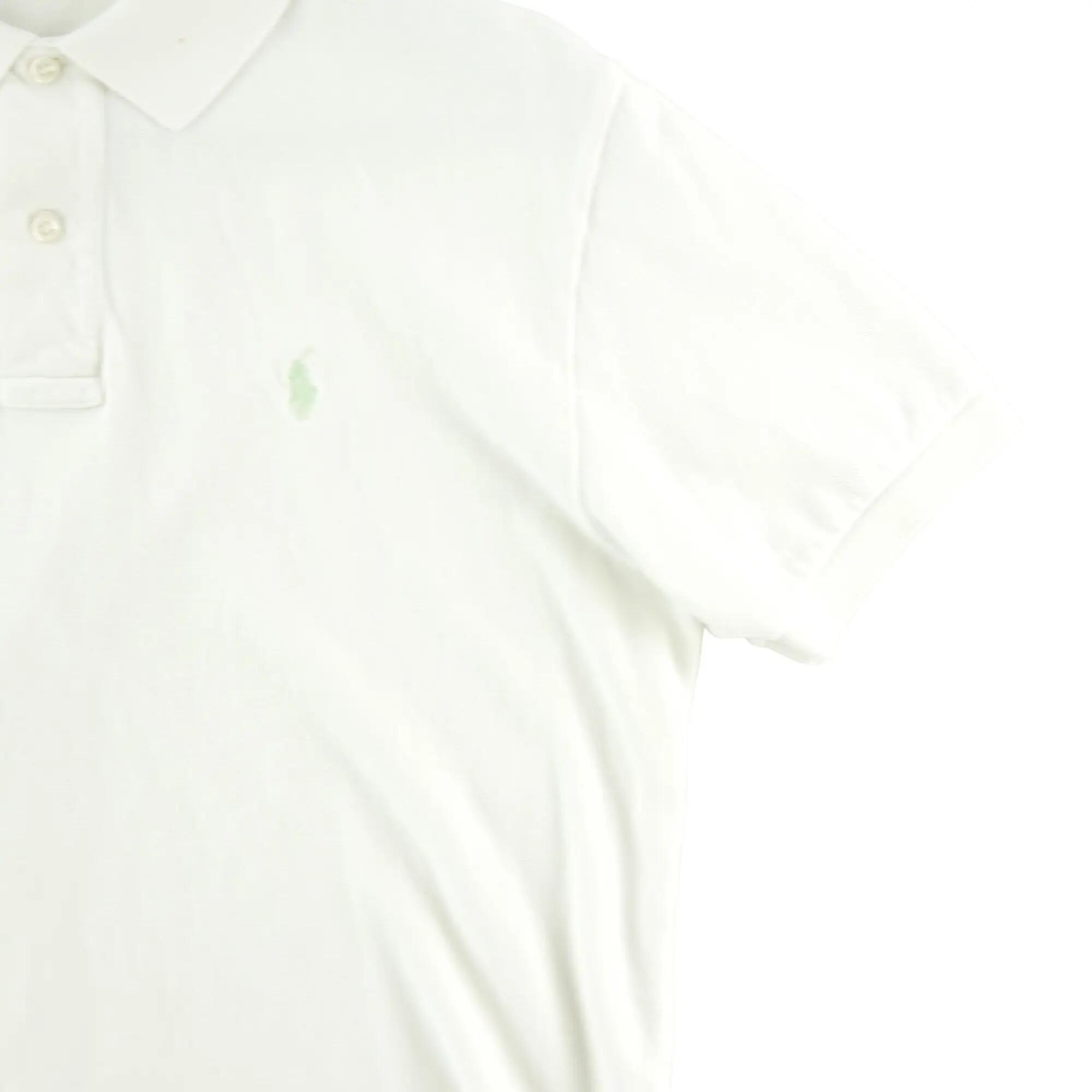 Refurbished - Polo Ralph Lauren Herren Kurzarmshirt Weiß - In gutem Zustand 8/12