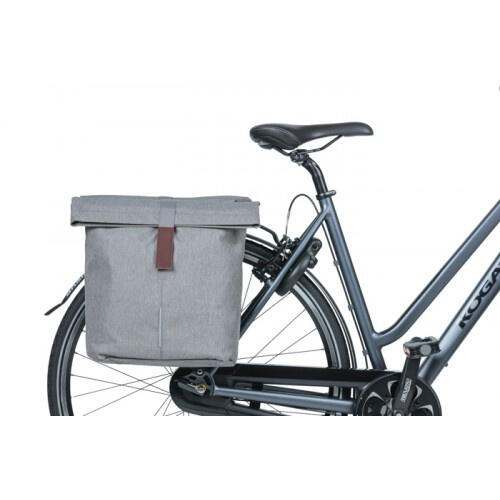 Bolsa de guardado ciclismo de ruta adulto doble Basil City, gris