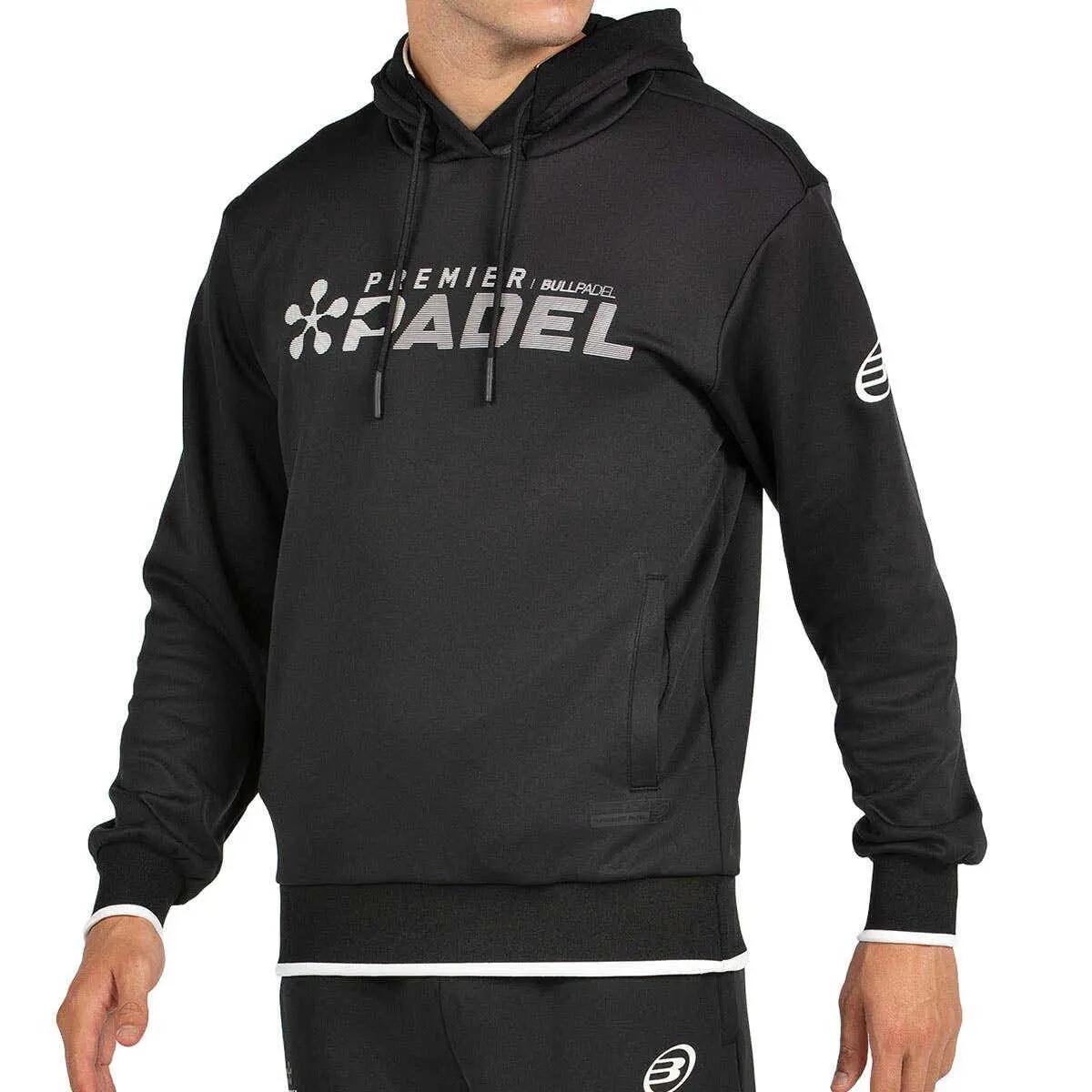 Sudadera Bullpadel Premier Padel Piatro Negro 2/7