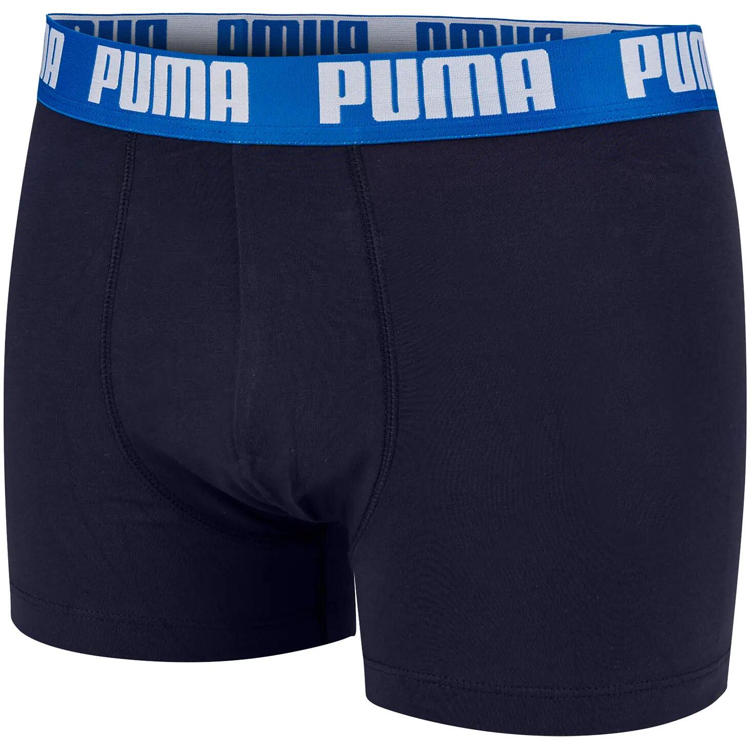 Męskie bokserki majtki bawełniane 2PAK 2 PARY PUMA BASIC BOXER 2P 6/9