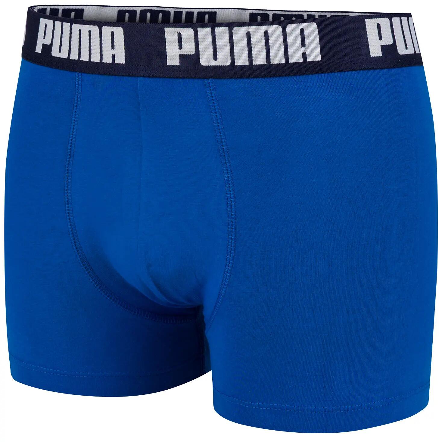 Męskie bokserki majtki bawełniane 2PAK 2 PARY PUMA BASIC BOXER 2P 4/9