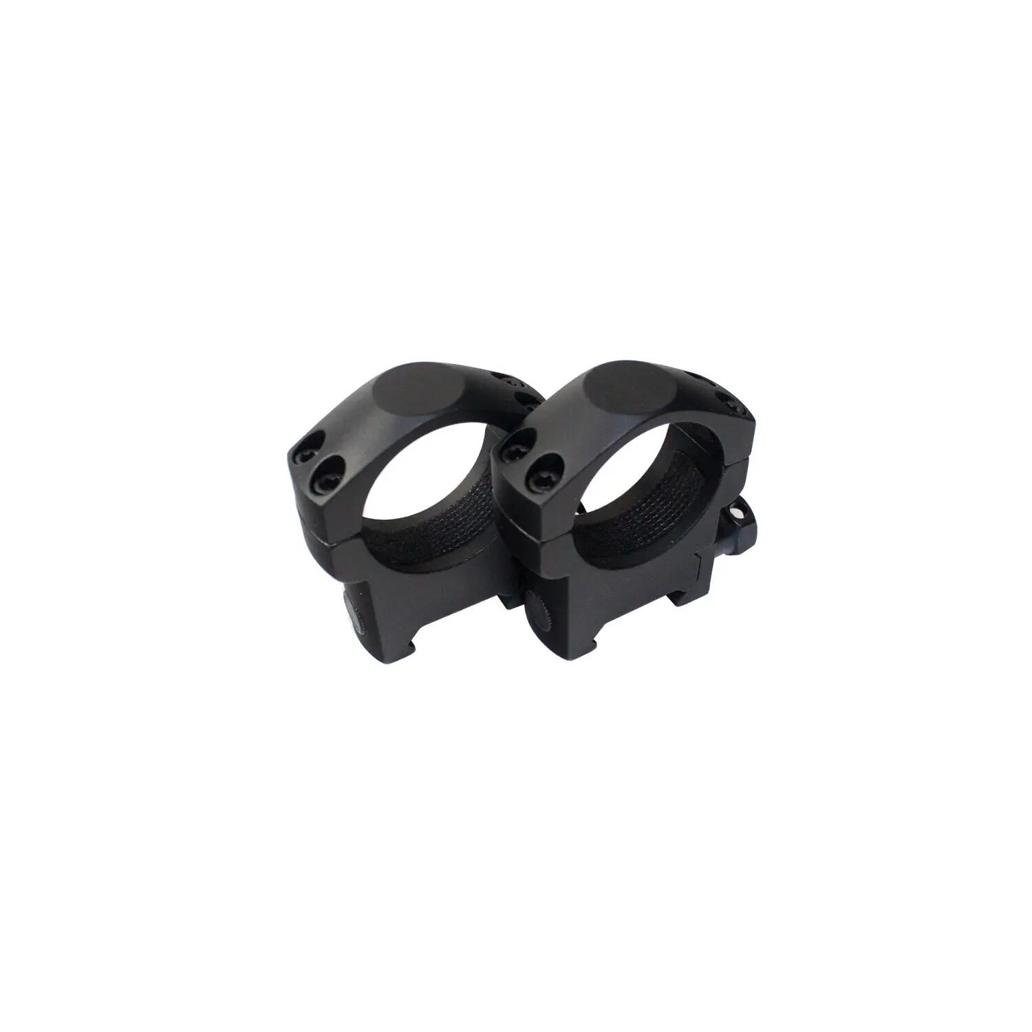 AluTech 2er Set - 30mm Ring m. Schraube (Stahl) für Weaver/Picatinny, mittel 1/2