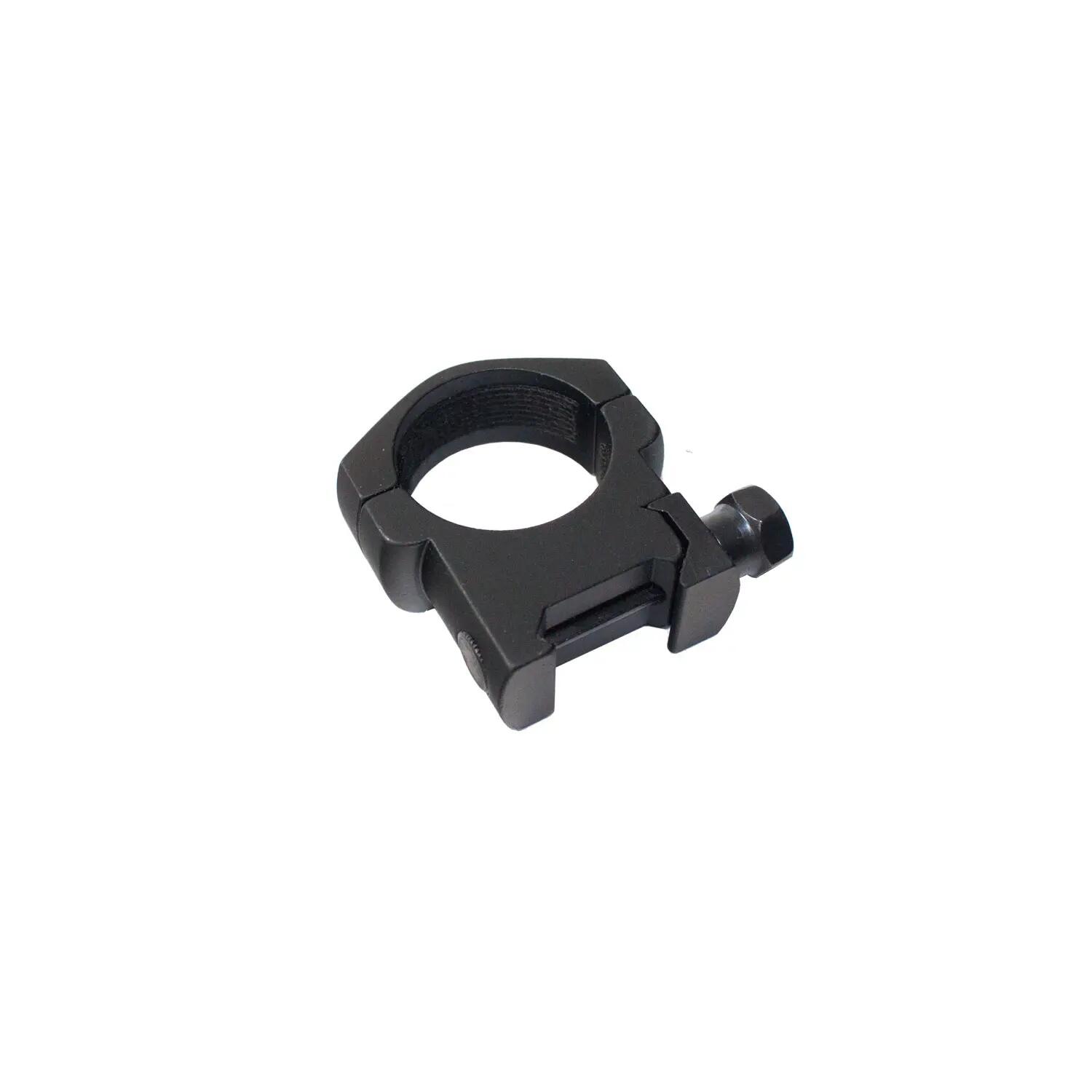 AluTech 2er Set - 30mm Ring m. Schraube (Stahl) für Weaver/Picatinny, mittel 2/2