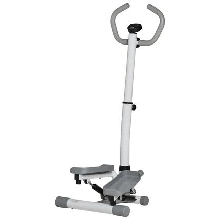 Vélo d'appartement avec écran LCD, vitesse réglable, structure en métal et ABS,