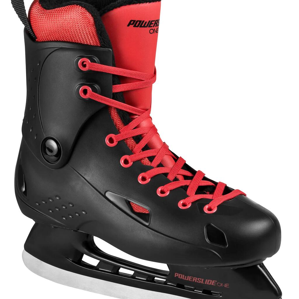 Men`s ice skates Powerslide Freezer black red