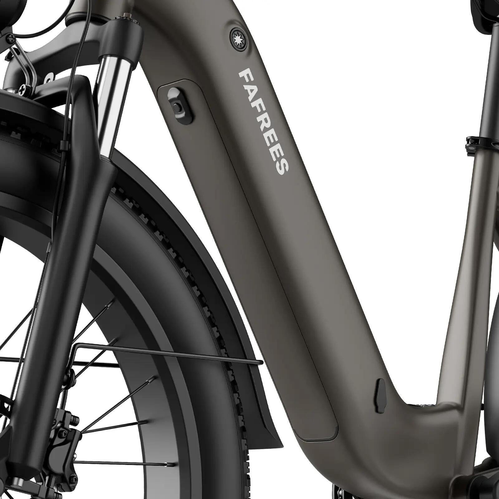 Bicicleta elétrica adulta F26 Rover, pneus 26" × 4,0", bateria 48V 20Ah. 8/8