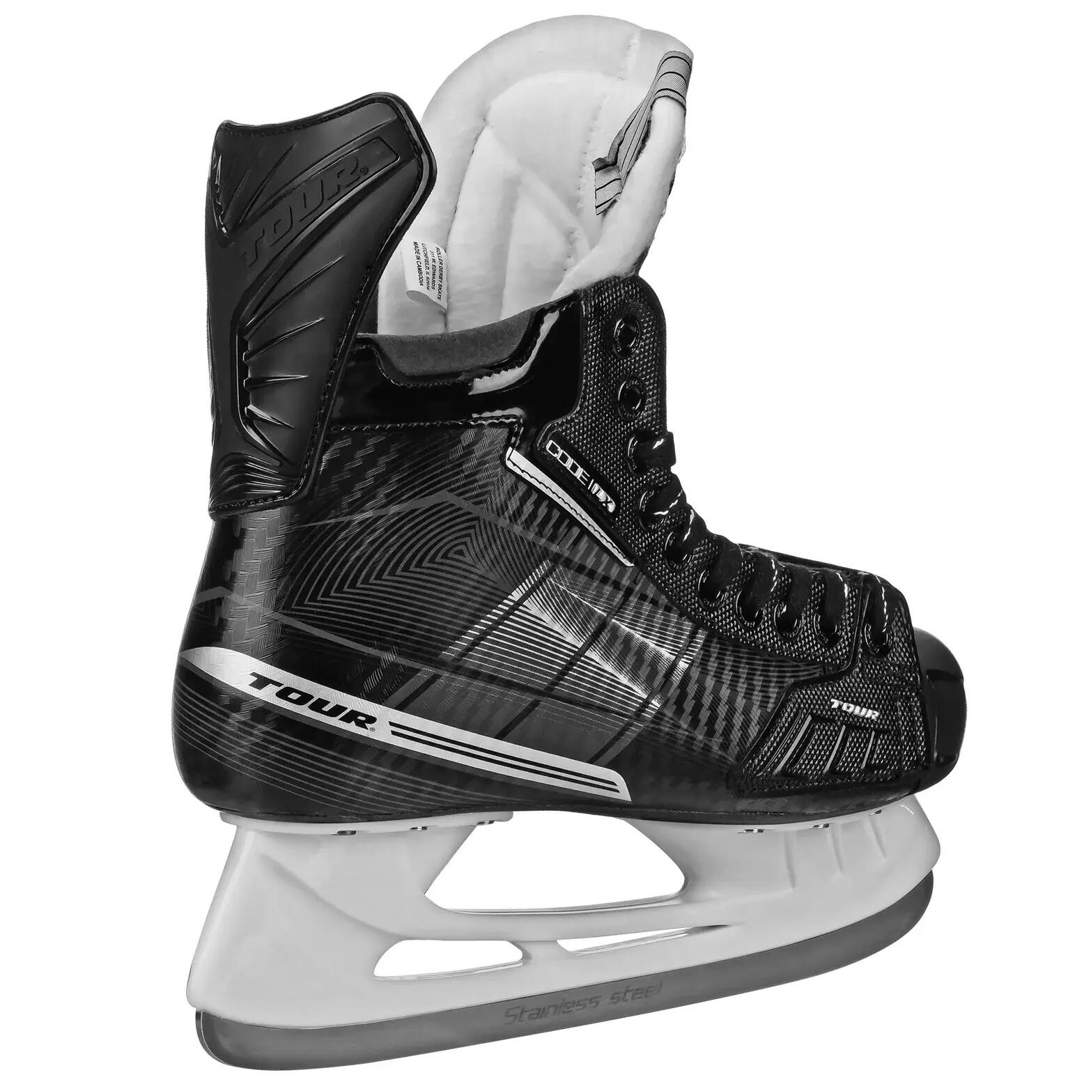 TOUR Code LX taille noire Senior patins de hockey sur glace 2/5