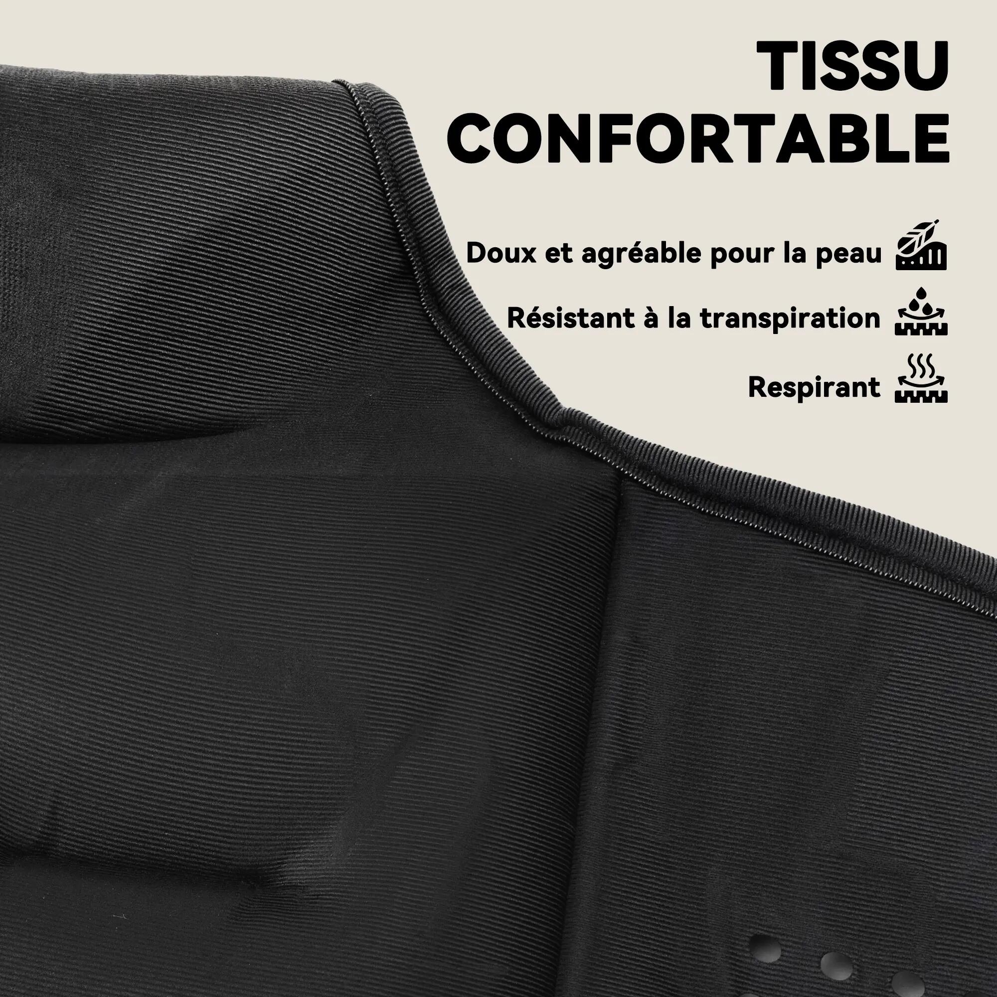 Gilet lesté 8 kg veste lestée respirant avec sangles réglables et bandes réfléch 6/9