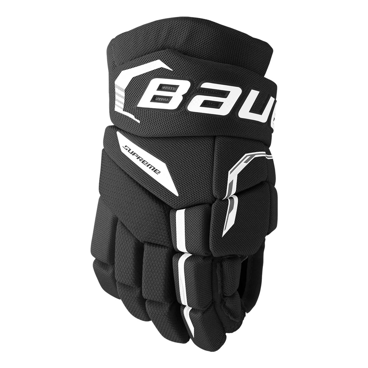 BAUER Supreme Fuse Negru/alb Mănuși de hochei