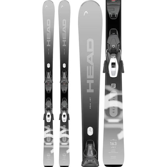 Skis - Ski alpin - Femme - e.real avec fixations Joy 9 GW - Noir