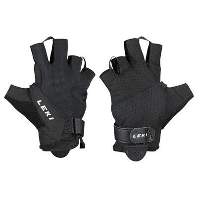Handschoenen - leki shark - kort, geventileerd - zwart maat 7