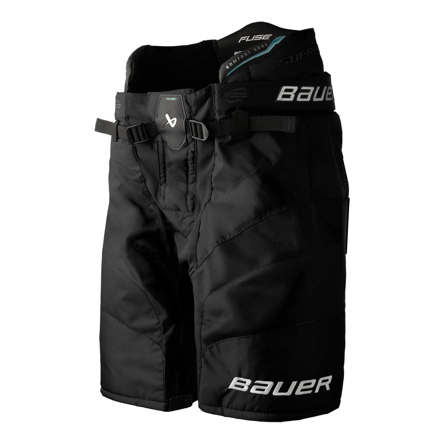 BAUER Supreme Fuse Senior pantaloni negri de hochei