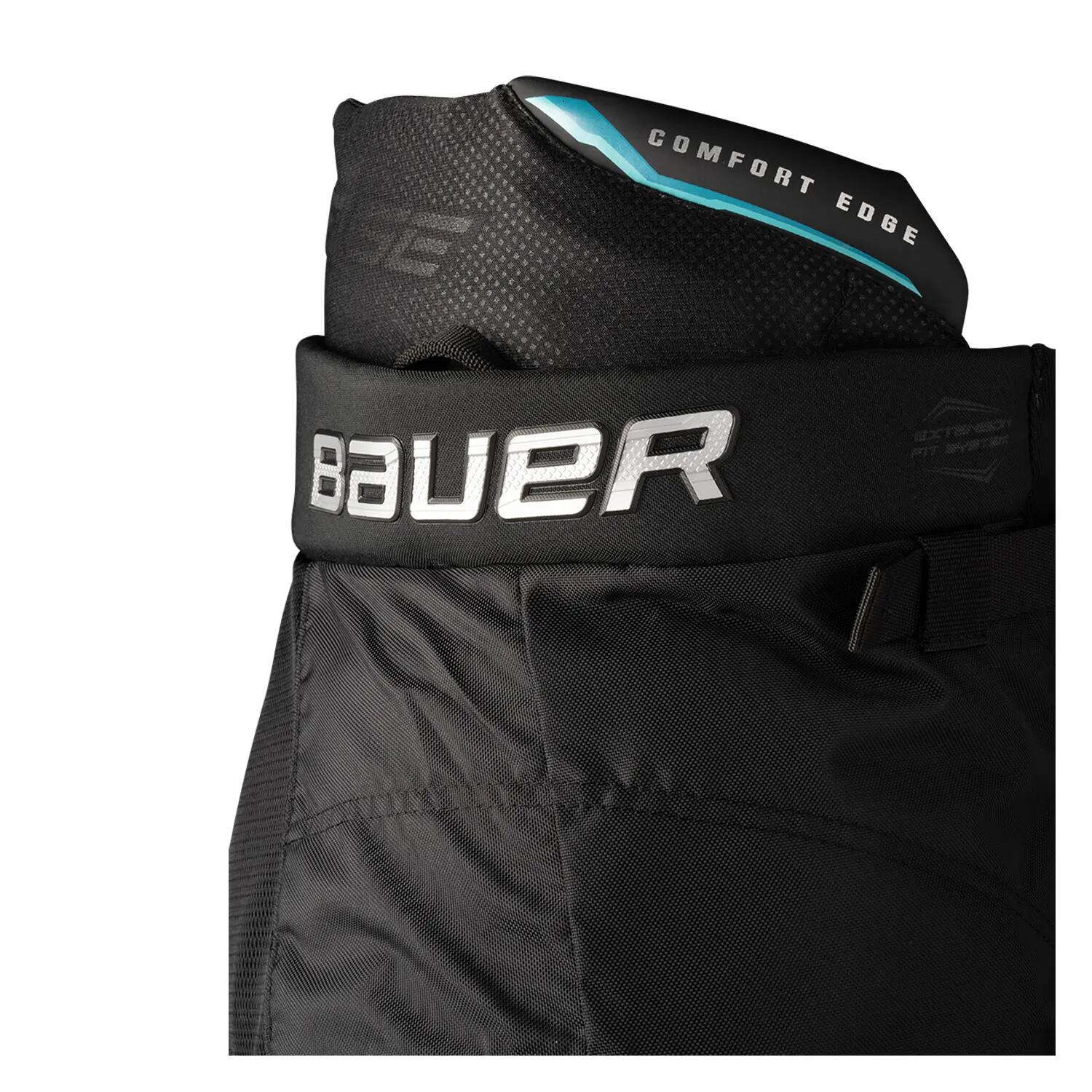 BAUER Supreme Fuse Senior pantaloni negri de hochei 4/6