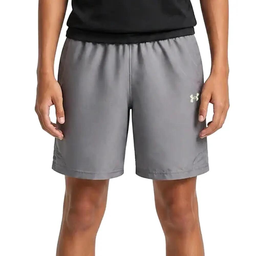 Short de Sport Gris Garçon Under Armour Tech Utility 1/3