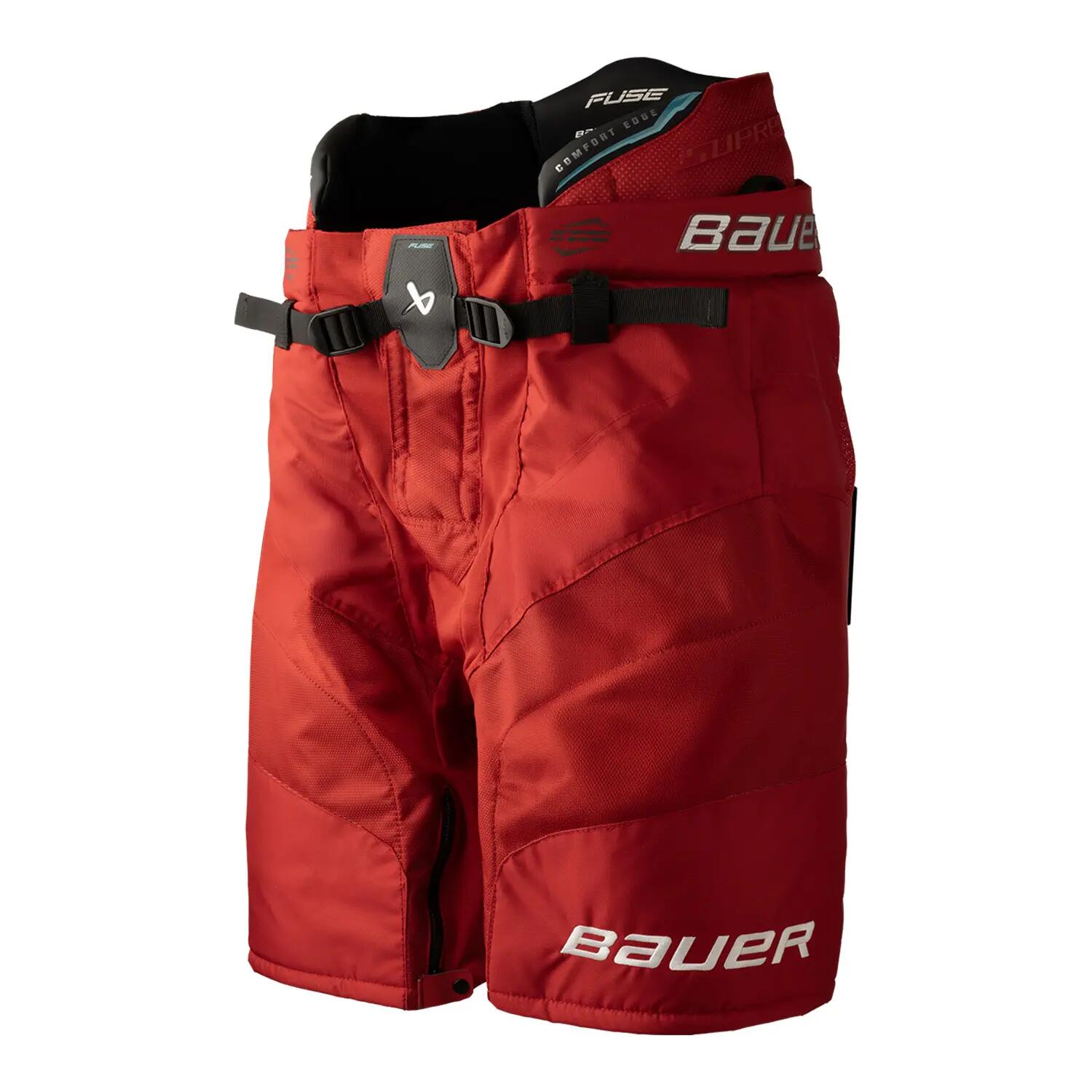 BAUER Supreme Fuse Senior Roșu pantaloni de hochei
